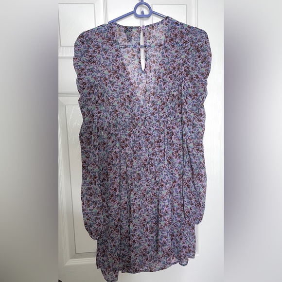 💜 Wild Fable Lavender Floral Dress - Picture 10 of 11
